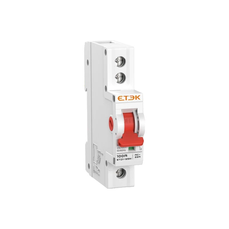 ETD1-125M Dual Screw Mains Isolator Switches