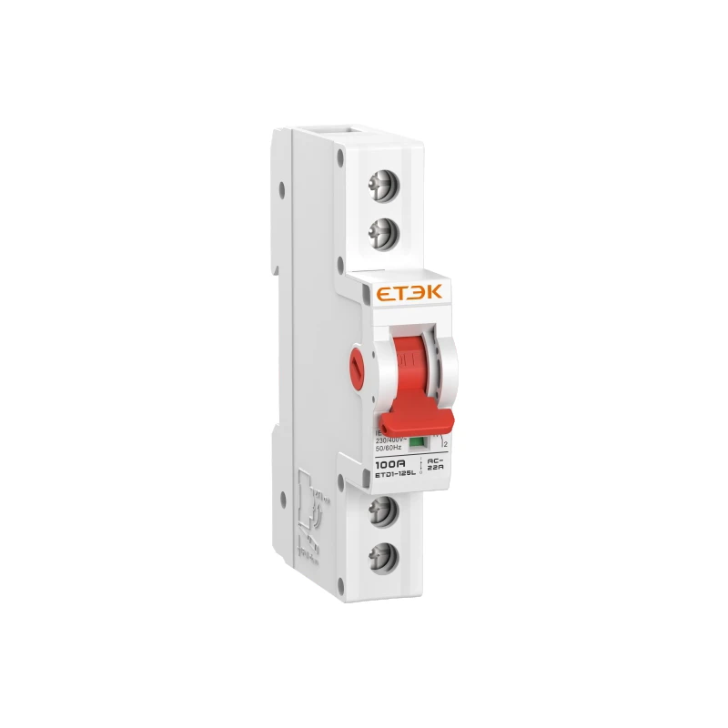 ETD1-125L Dual Screw Mains Isolator Switches