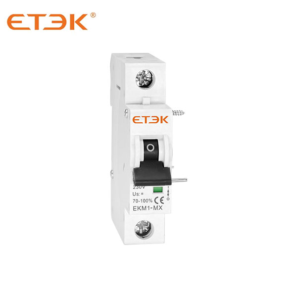 EKM1-MX Shunt Release, EKM1-MV+MN Over/Under-voltage Tripper for EKM1 MCB